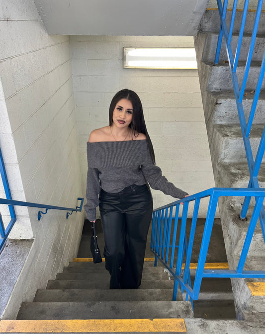 Sweet Cream Top (Charcoal)