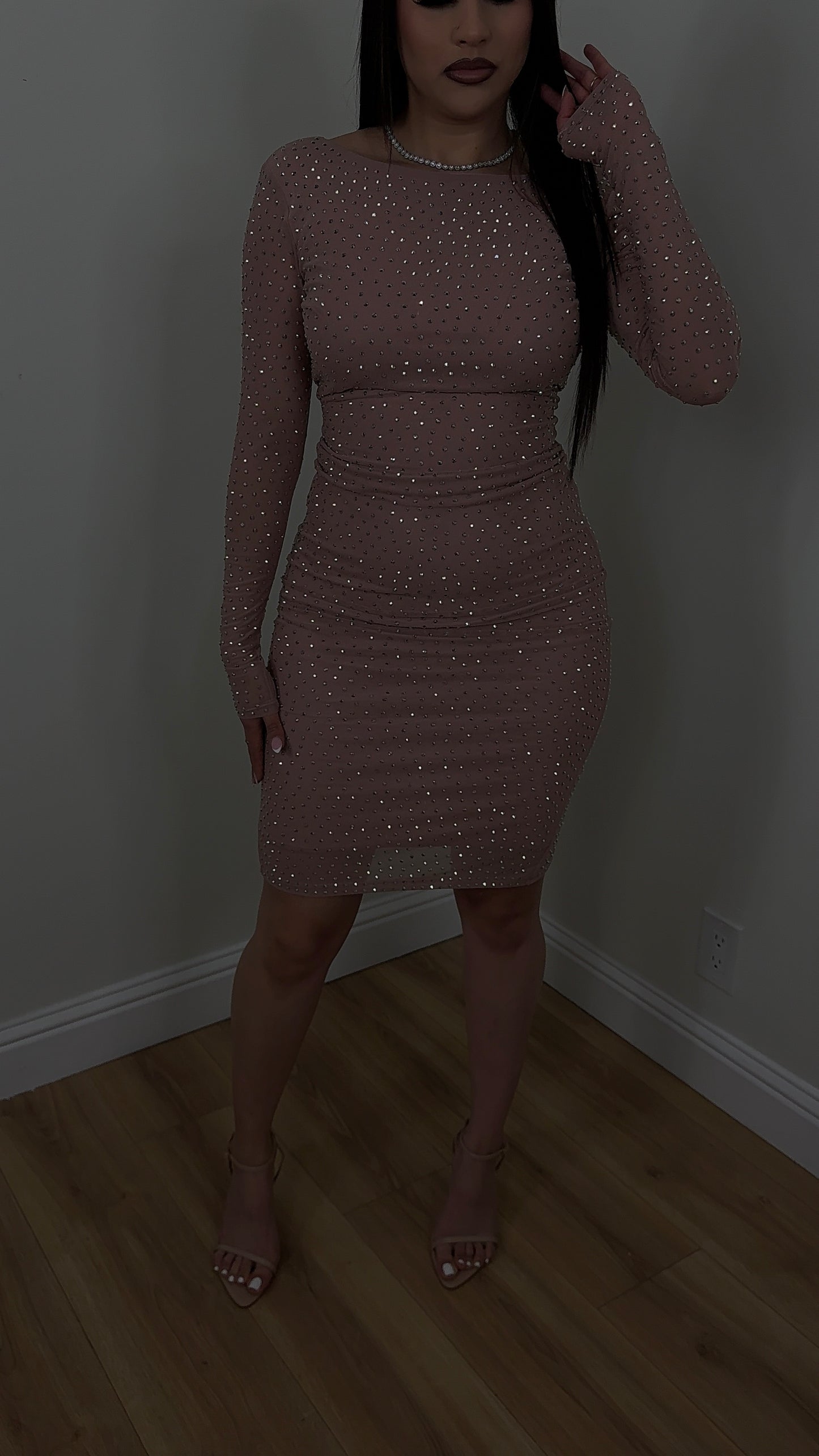 Birthday Girl Rhinestone Dress