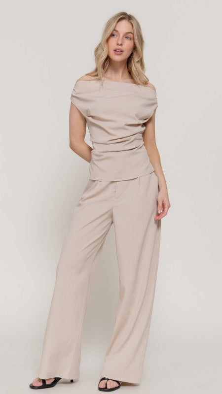 Atalia Off Shoulder Top & Trouser Set
