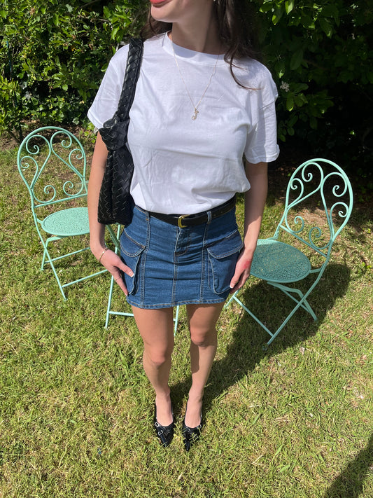 Basic White Tee