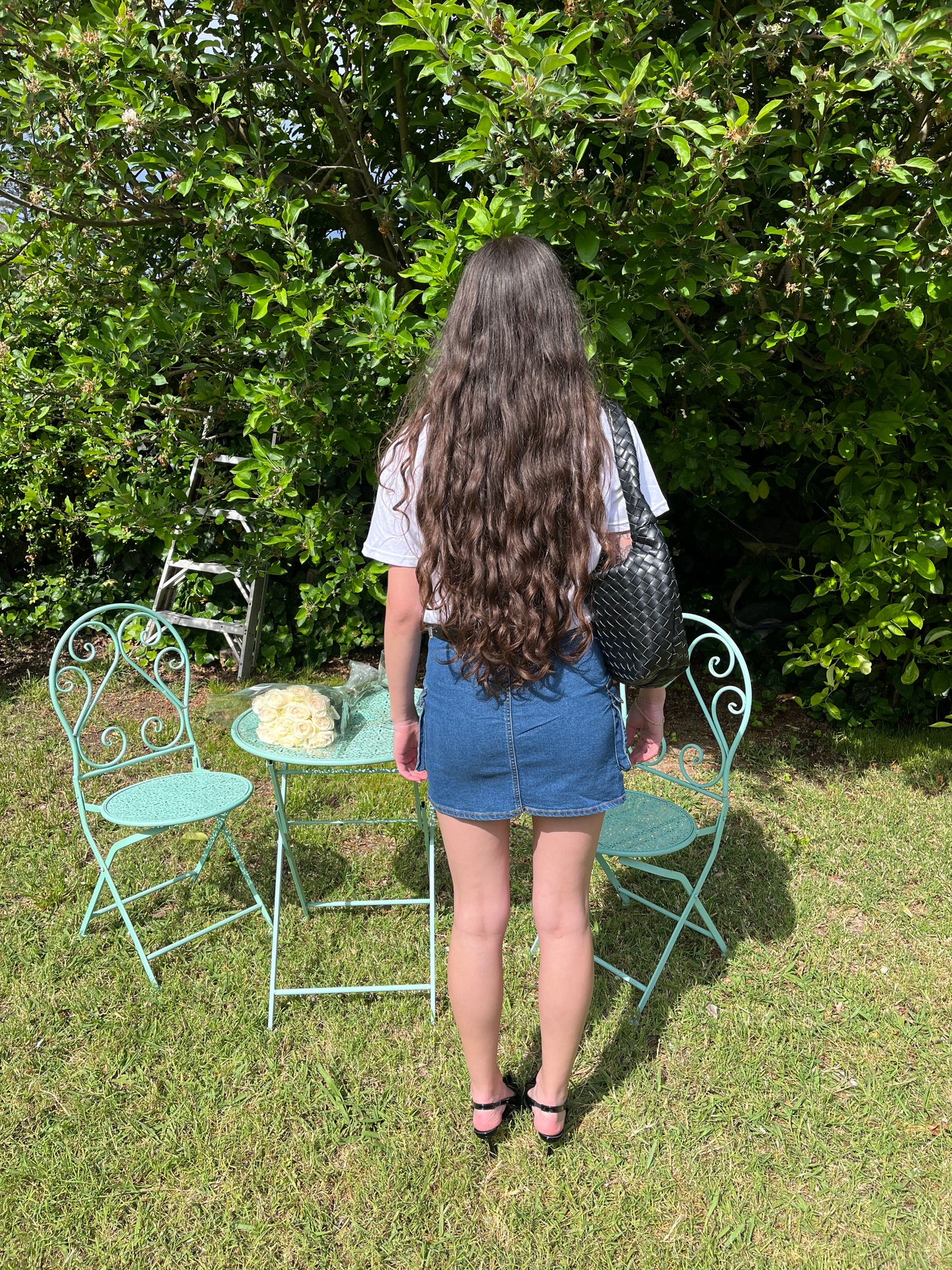 Dark Denim Stretchy Skirt