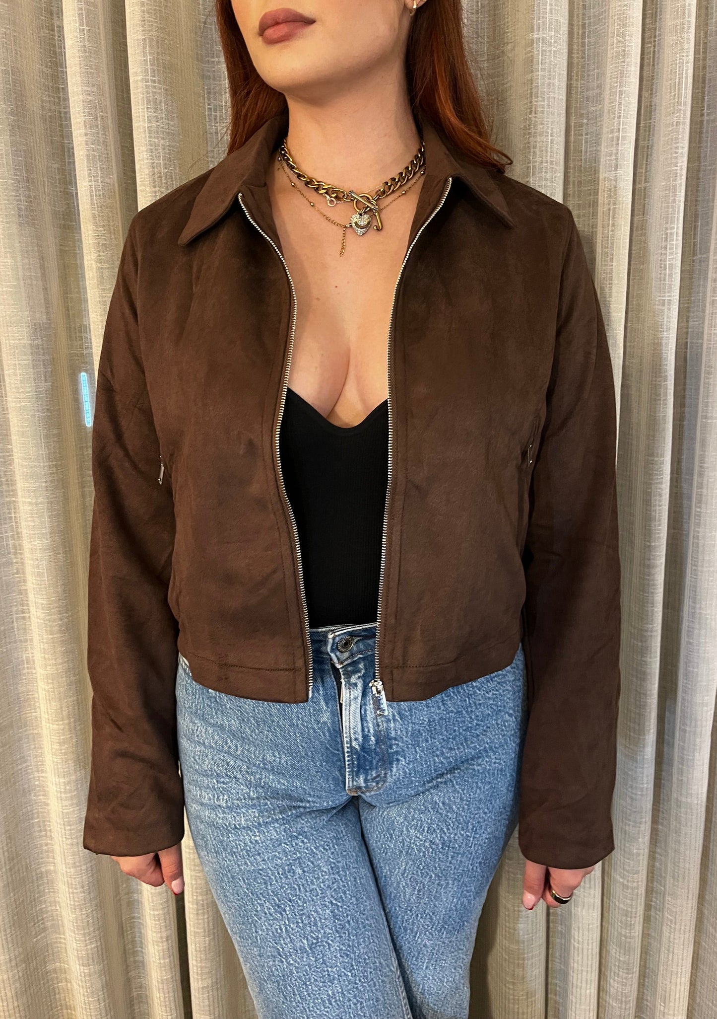 Brown Suede Jacket