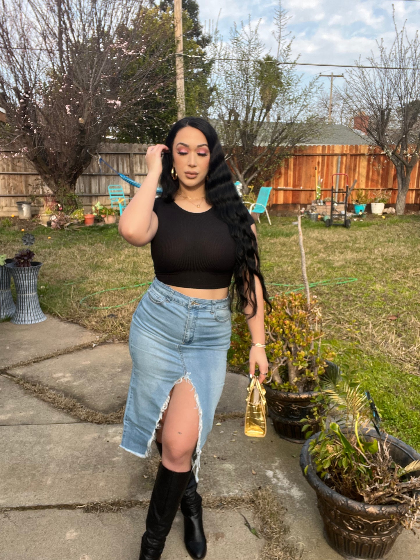 Healing Denim Skirt💙